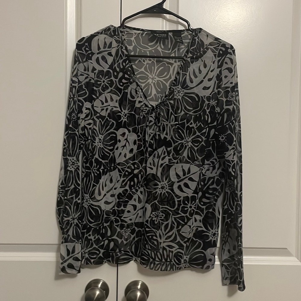 Sheer long sleeve from NY&Co